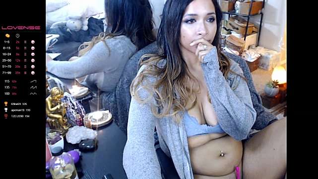 DivinaSiren naked stripping on cam for live sex video chat