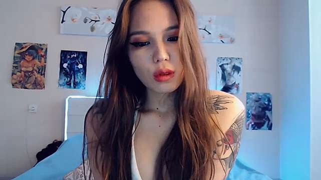 ji-yeon naked stripping on cam for live sex video chat