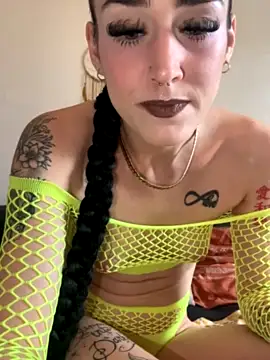 inked-bitch naked strip on cam for live sex video chat