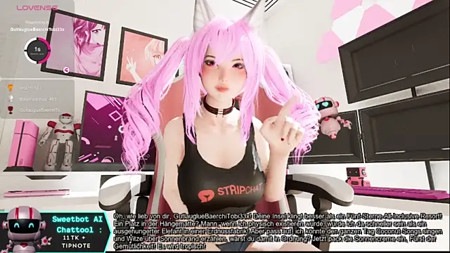 YunaGotchi naked strip on cam for live sex video chat