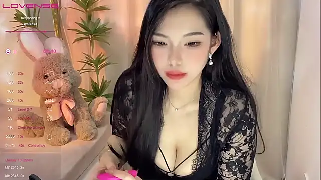 Anjiu- naked strip on cam for live sex video chat